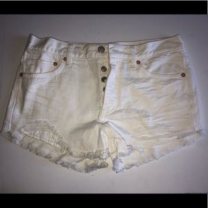free people loving good vibrations cutoffs